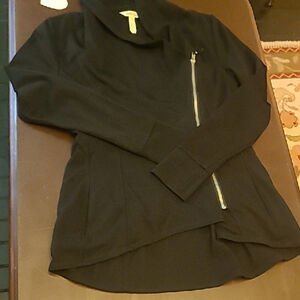 Matilda Jane Just Imagine Laia ponte full zip Moto jacket.EC.(#1537)